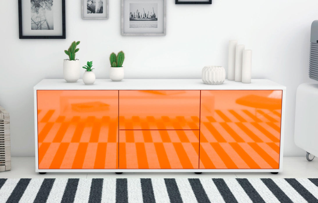 Lowboard Alma, Orange (136x49x35cm)