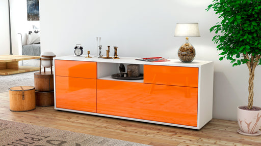 Lowboard Anita, Orange (136x49x35cm)