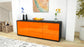 Lowboard Amedea, Orange (136x49x35cm)