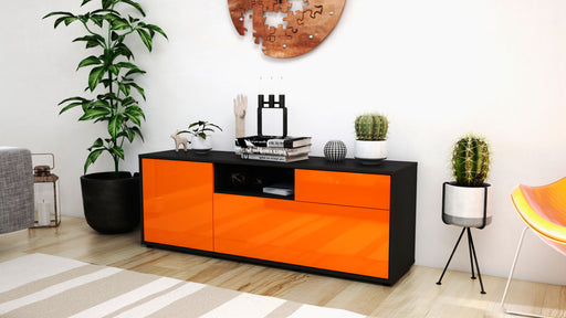 Lowboard Amila, Orange (136x49x35cm)