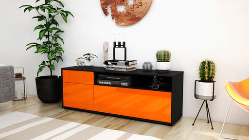 Lowboard Amisa, Orange (136x49x35cm)