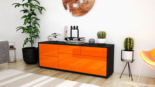 Lowboard Anais, Orange (136x49x35cm)