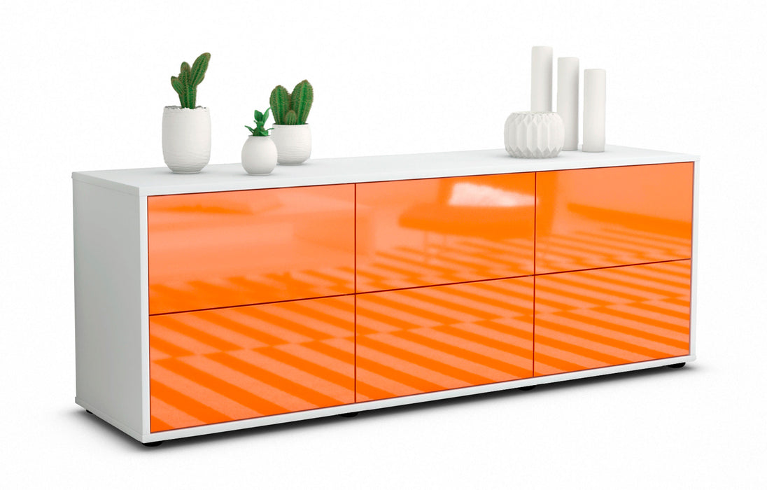 Lowboard Alva, Orange (136x49x35cm)