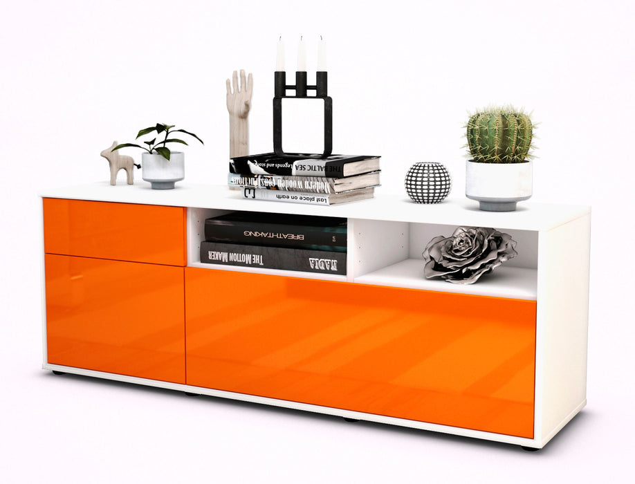 Lowboard Amisa, Orange (136x49x35cm)