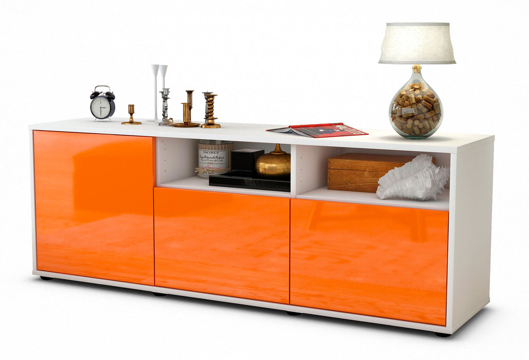Lowboard Angelina, Orange (136x49x35cm)