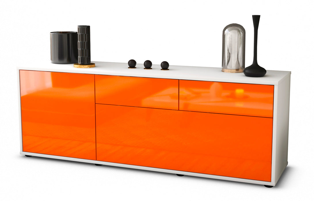 Lowboard Annabell, Orange (136x49x35cm)