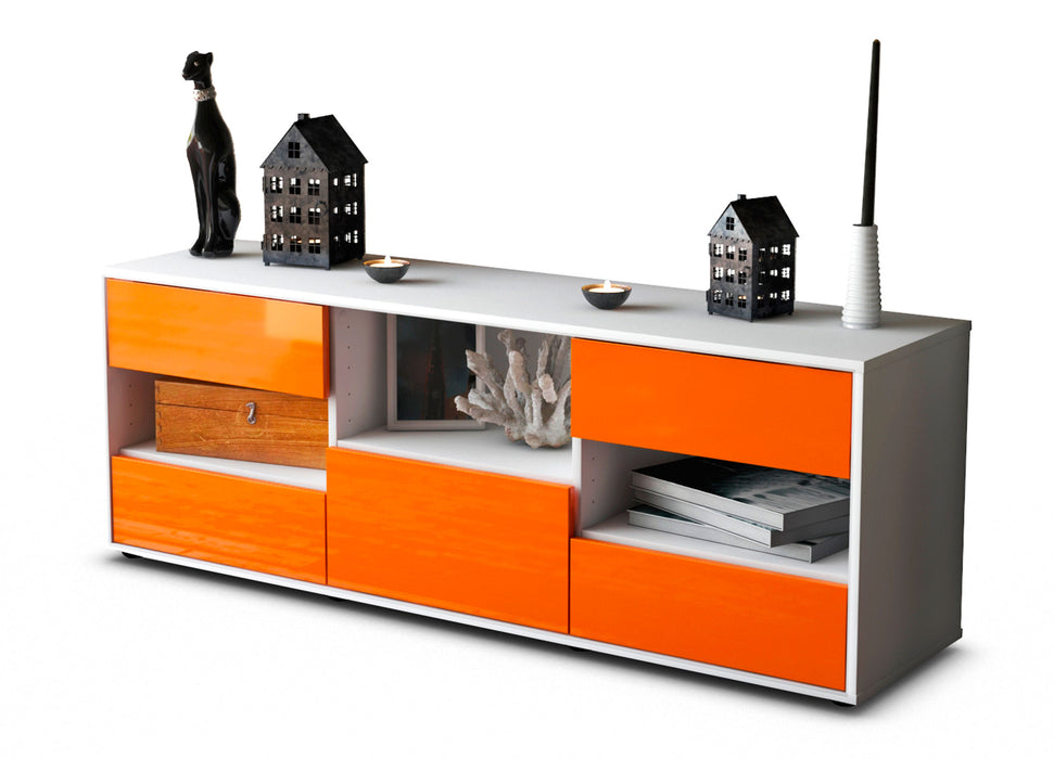 Lowboard Annunziata, Orange (136x49x35cm)