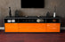 Lowboard Biancaneve, Orange (180x49x35cm)