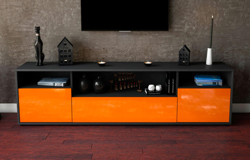 Lowboard Bionda, Orange (180x49x35cm)