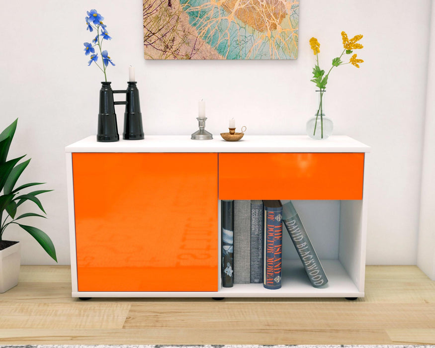 Lowboard Alberina, Orange (92x49x35cm)