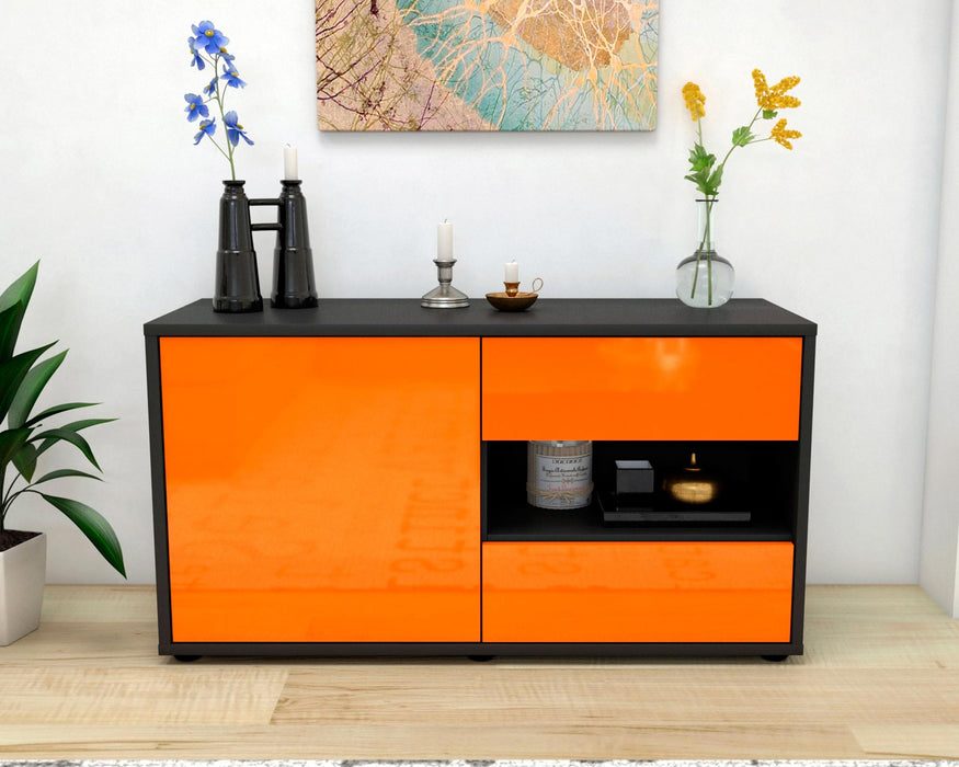 Lowboard Aleyna, Orange (92x49x35cm)