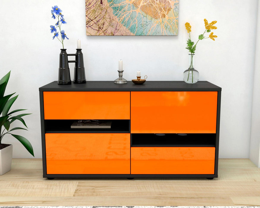 Lowboard Alina, Orange (92x49x35cm)