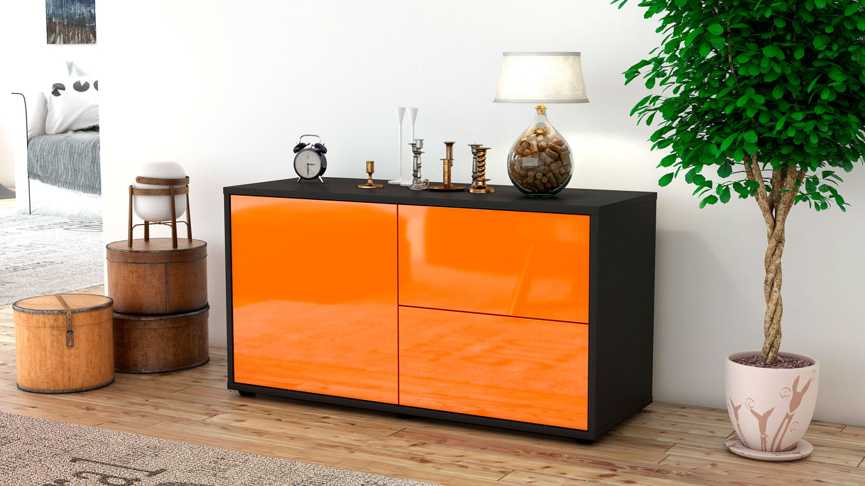 Lowboard Adria, Orange (92x49x35cm)