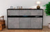 Sideboard Dorinde, Beton (136x79x35cm)