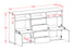 Sideboard Donabella, Beton (136x79x35cm)