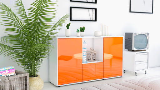 Sideboard Dhonna, Orange (136x79x35cm)