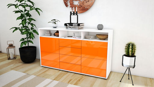 Sideboard Donabella, Orange (136x79x35cm)