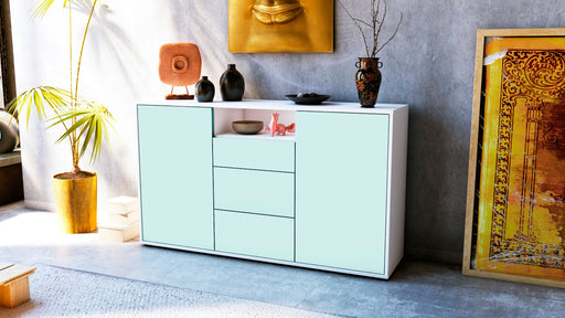 Sideboard Donnice, Mint (136x79x35cm)