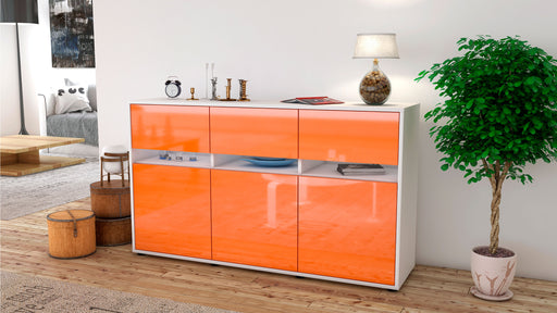 Sideboard Dorinde, Orange (136x79x35cm)