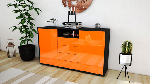 Sideboard Donnice, Orange (136x79x35cm)
