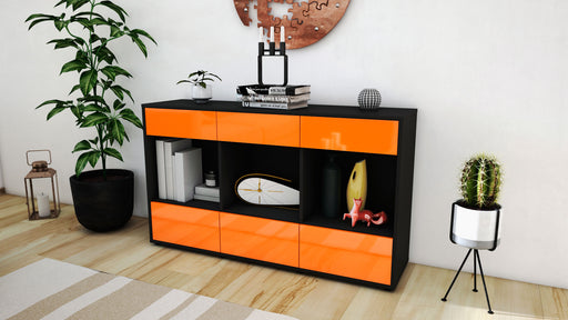 Sideboard Efisia, Orange (136x79x35cm)