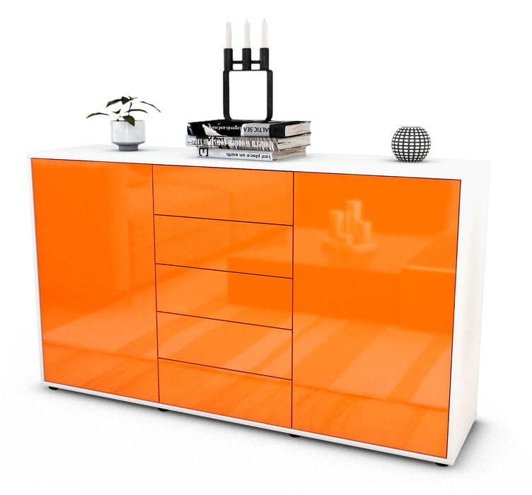 Sideboard Dorelly, Orange (136x79x35cm)