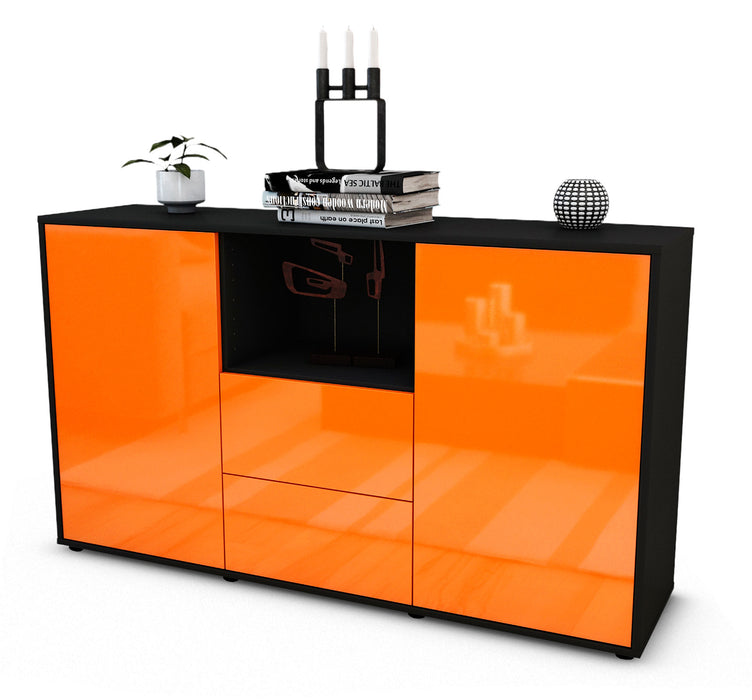 Sideboard Donika, Orange (136x79x35cm)