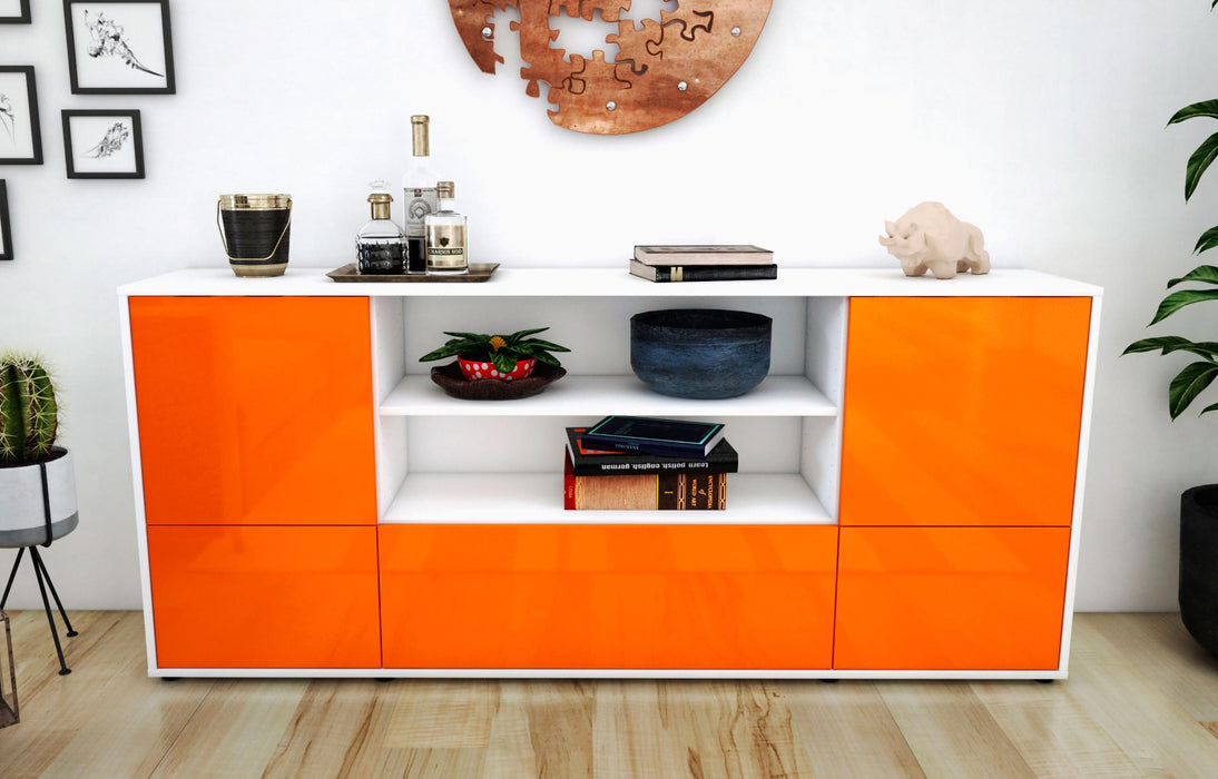 Sideboard Emanuela, Orange (180x79x35cm)