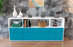 Sideboard Estella, Türkis (180x79x35cm)