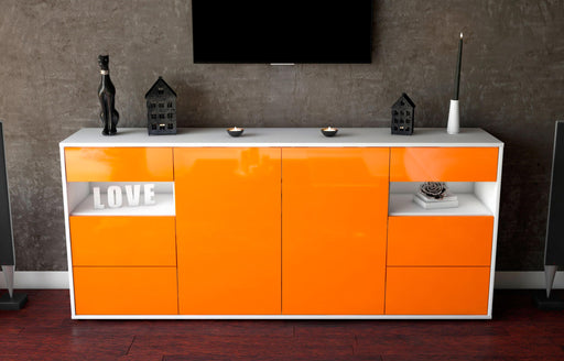 Sideboard Francesca, Orange (180x79x35cm)