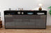 Sideboard Evelina, Grau (180x79x35cm)