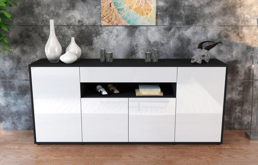 Sideboard Fiorella, Weiß (180x79x35cm)