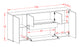 Sideboard Elisa, Beton (180x79x35cm)