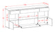 Sideboard Fabiana, Beton (180x79x35cm)