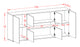 Sideboard Farina, Beton (180x79x35cm)