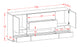 Sideboard Florentina, Walnuss (180x79x35cm)
