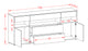 Sideboard Floria, Rost (180x79x35cm)