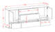 Sideboard Floriana, Beton (180x79x35cm)