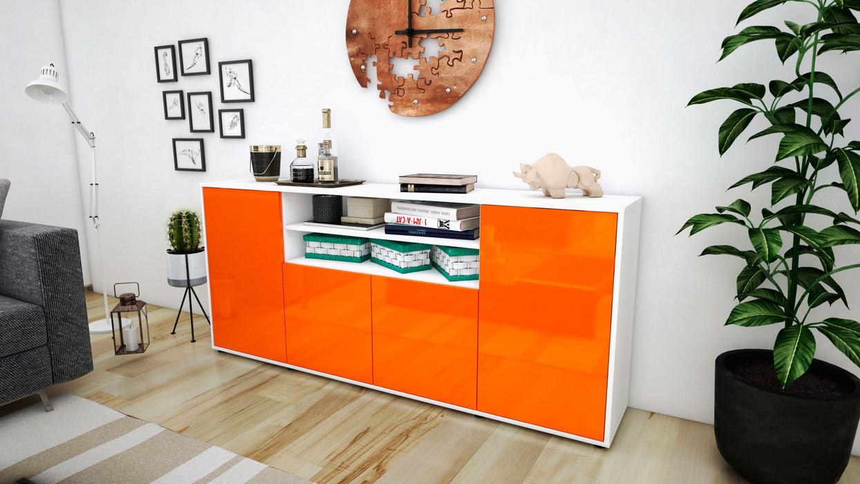 Sideboard Elsita, Orange (180x79x35cm)