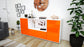 Sideboard Elvezia, Orange (180x79x35cm)