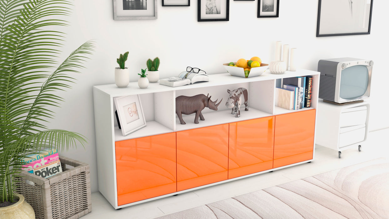 Sideboard Enrica, Orange (180x79x35cm)