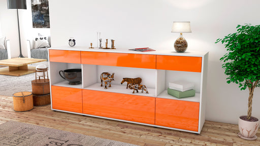 Sideboard Fabiana, Orange (180x79x35cm)