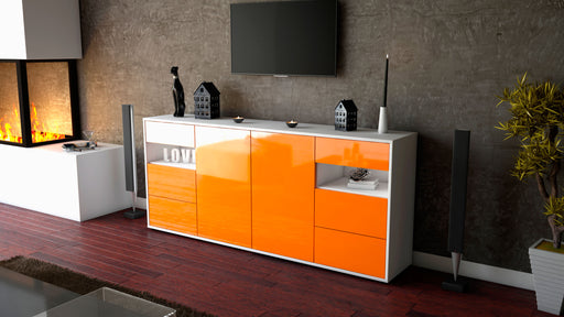 Sideboard Francesca, Orange (180x79x35cm)