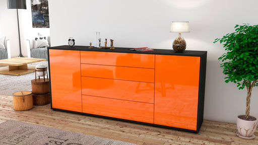 Sideboard Elettra, Orange (180x79x35cm)