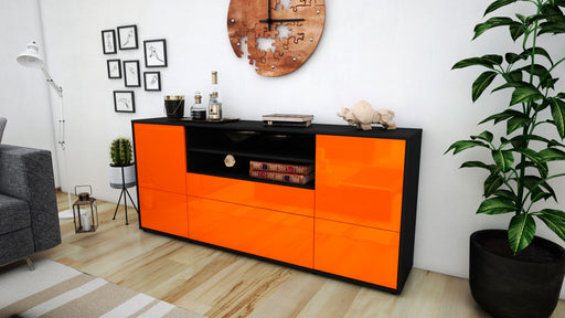 Sideboard Eluana, Orange (180x79x35cm)