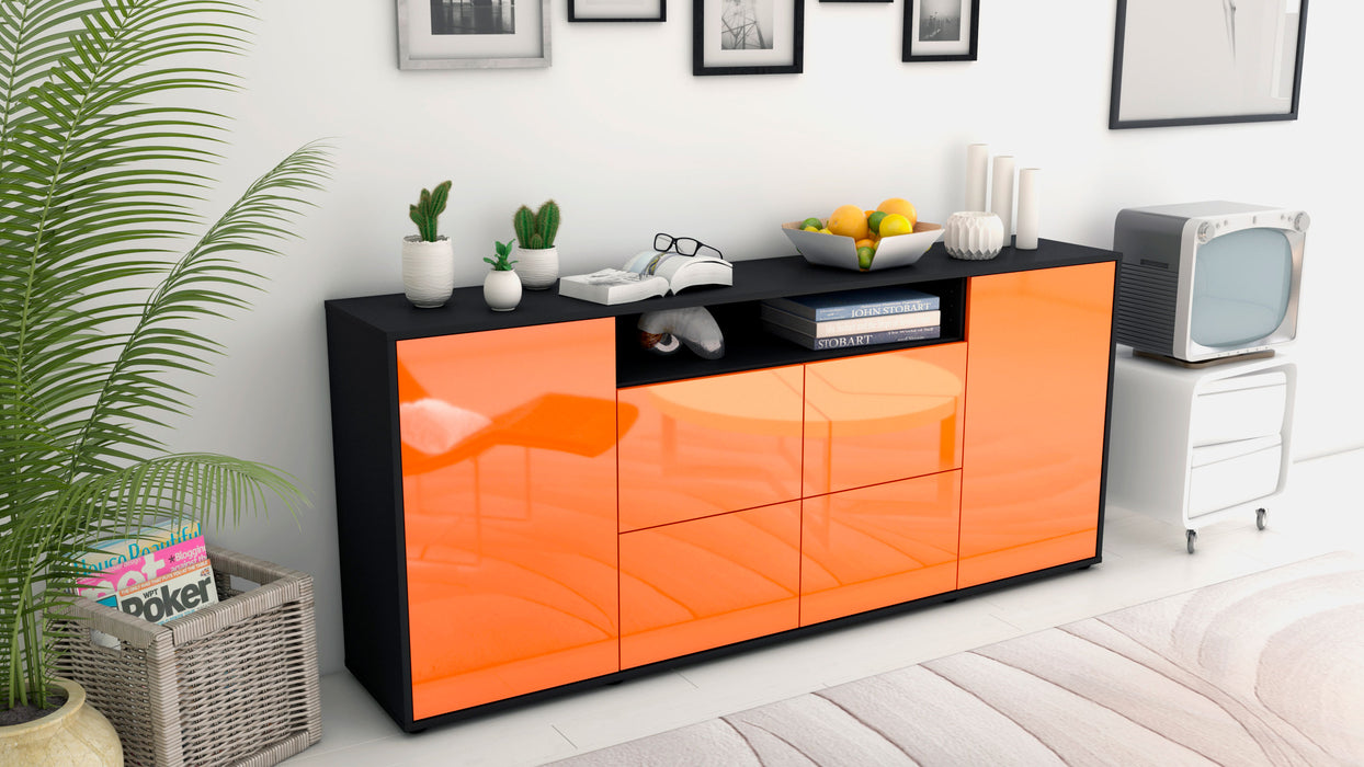 Sideboard Ephenia, Orange (180x79x35cm)