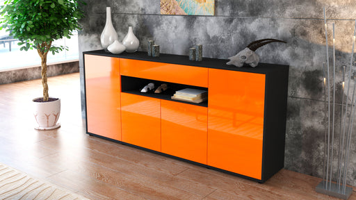 Sideboard Fiorella, Orange (180x79x35cm)