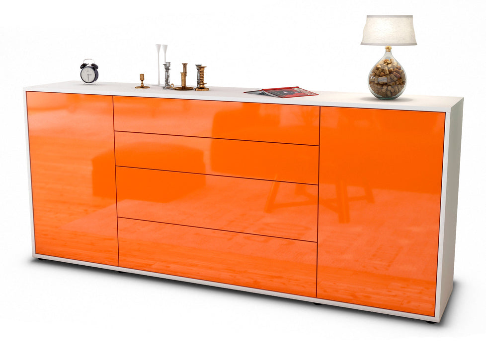 Sideboard Elettra, Orange (180x79x35cm)
