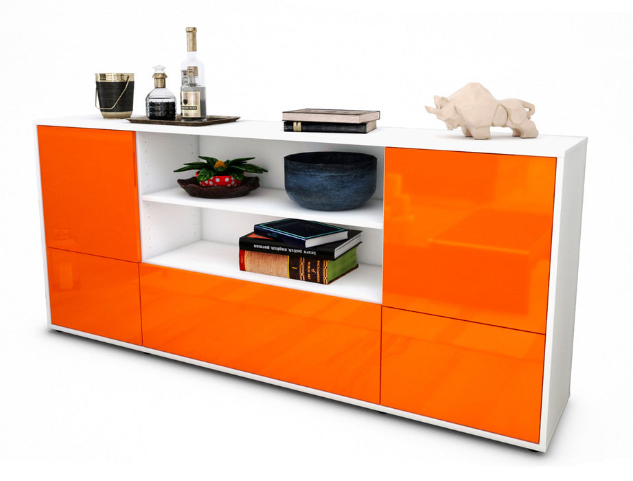 Sideboard Emanuela, Orange (180x79x35cm)