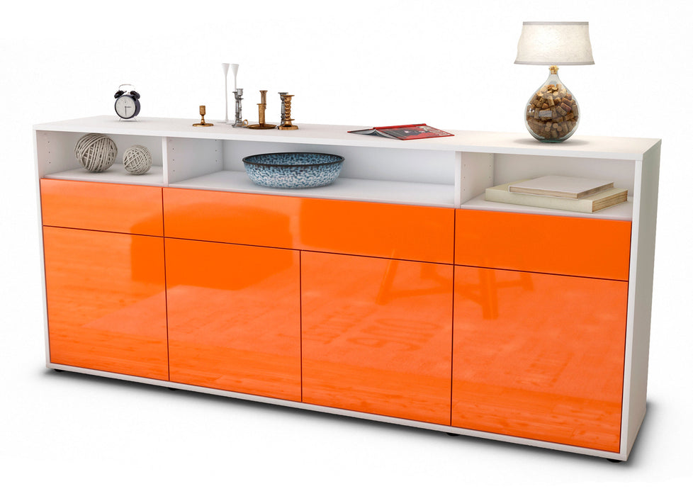 Sideboard Ezia, Orange (180x79x35cm)